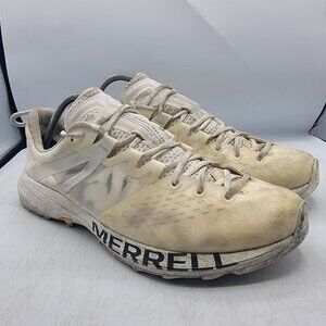 Merrell MTL MQM Mens 11 White Shoes Running Trail Hiking Sneakers Vibram J004223
